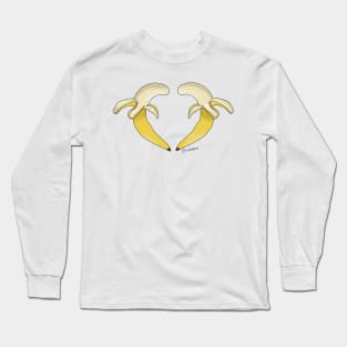 Banana Heart Long Sleeve T-Shirt